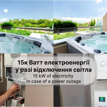 Petrovdom Spa Luxury Apartment 11-240 With Jacuzzi In Rc Pechersk Plaza Kyiv Exterior photo